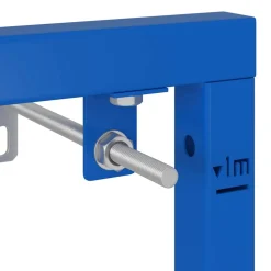 vidaXL Wandsteun voor bidetsysteem Blauw 50 x 3 x 112 cm