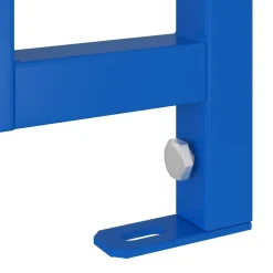 vidaXL Wandsteun voor bidetsysteem Blauw 50 x 3 x 112 cm