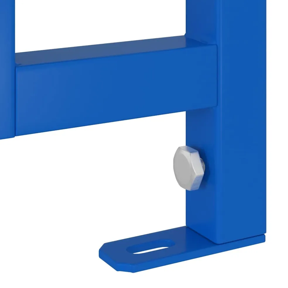 vidaXL Wandsteun voor bidetsysteem Blauw 50 x 3 x 112 cm