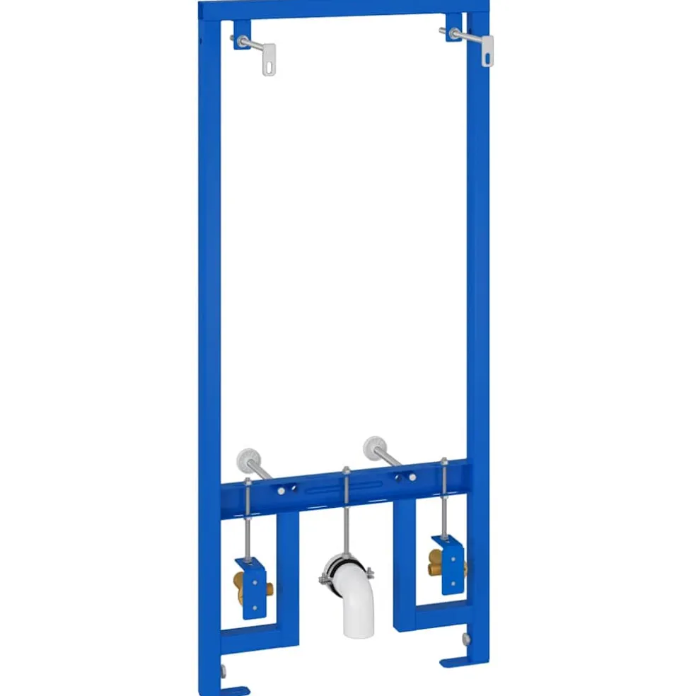 vidaXL Wandsteun voor bidetsysteem Blauw 50 x 3 x 112 cm