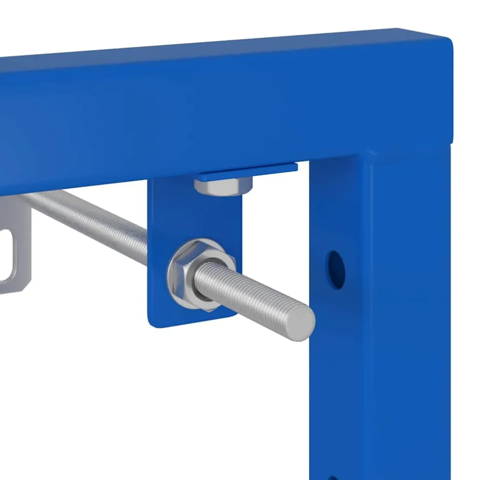 vidaXL Wandsteun voor urinaalsysteem Blauw 50 x 3 x 112 cm