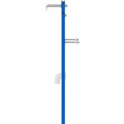 vidaXL Wandsteun voor urinaalsysteem Blauw 50 x 3 x 112 cm
