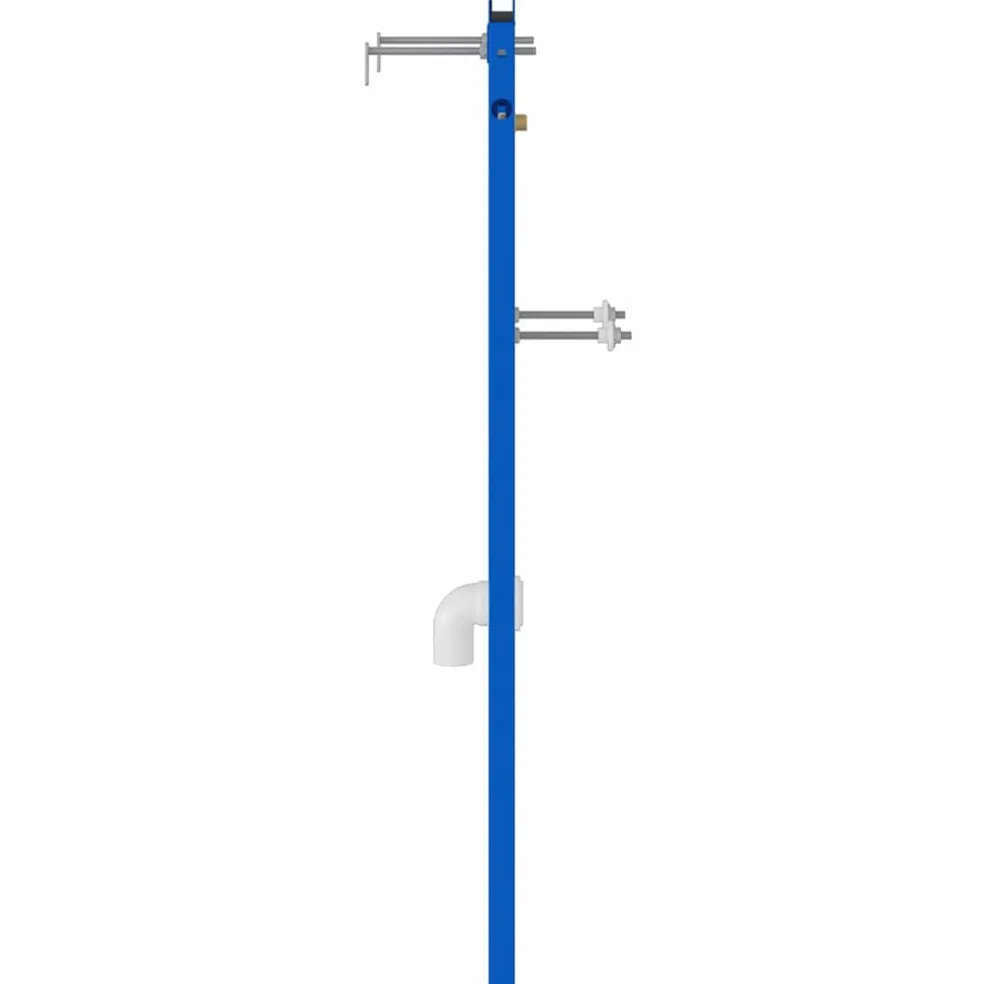 vidaXL Wandsteun voor urinaalsysteem Blauw 50 x 3 x 112 cm