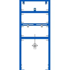 vidaXL Wandsteun voor urinaalsysteem Blauw 50 x 3 x 112 cm