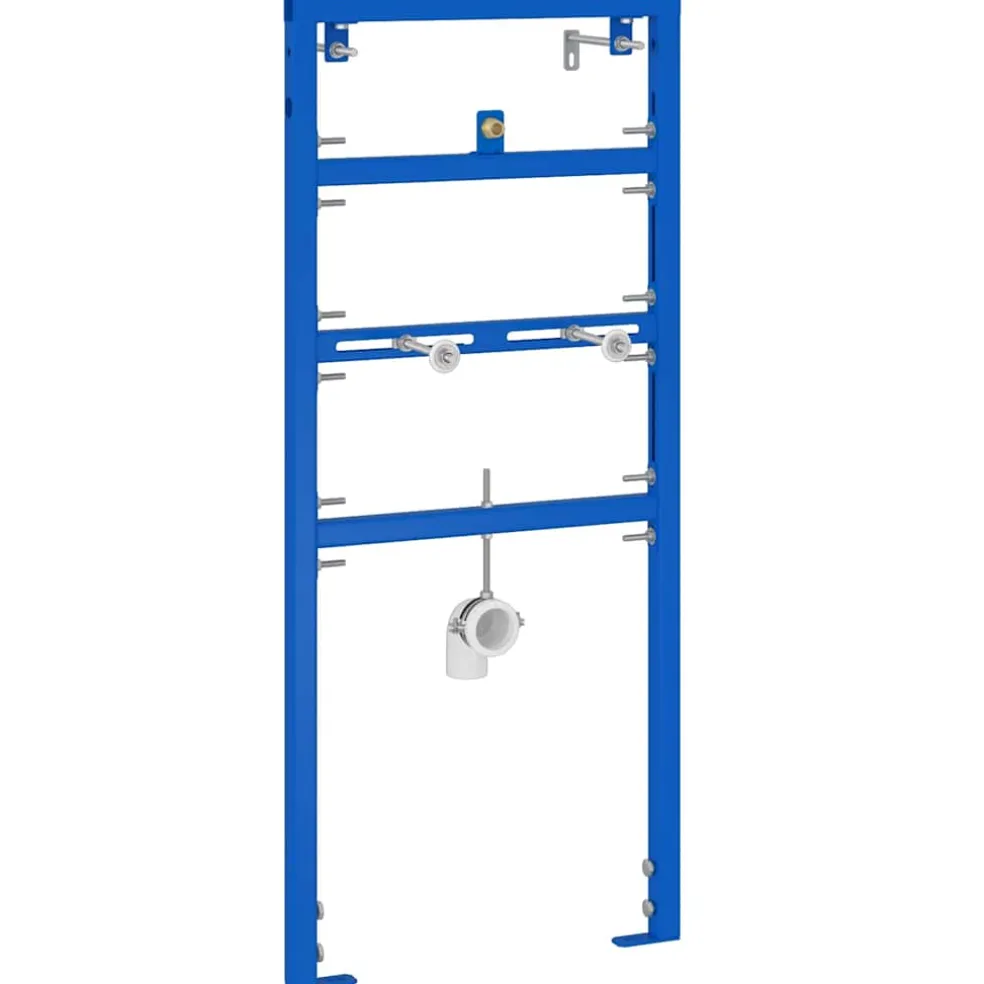 vidaXL Wandsteun voor urinaalsysteem Blauw 50 x 3 x 112 cm