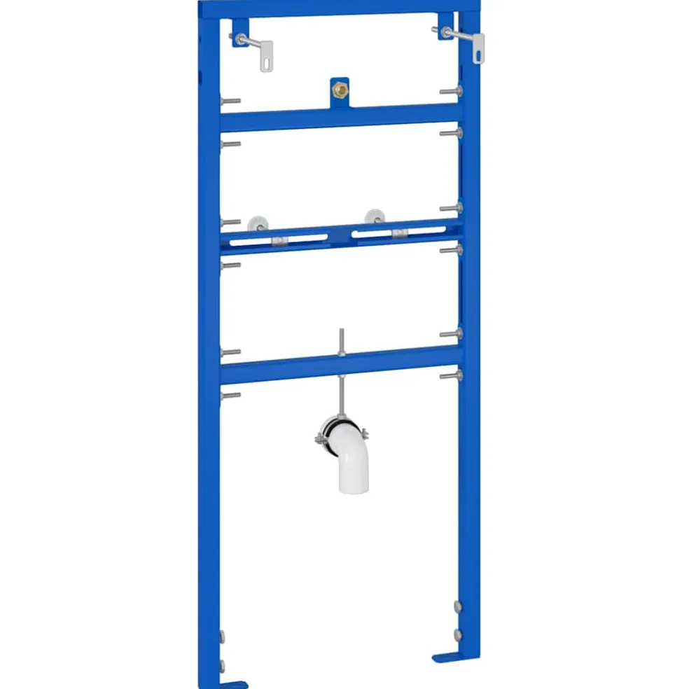 vidaXL Wandsteun voor urinaalsysteem Blauw 50 x 3 x 112 cm