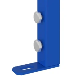 vidaXL Wandsteun voor wastafelsysteem Blauw 50 x 3 x 112 cm