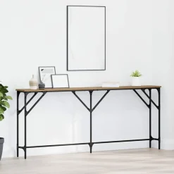 vidaXL Wandtafel artisanaal eikenkleurig 180 x 23 x 75 cm
