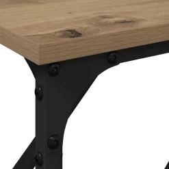 vidaXL Wandtafel artisanaal eikenkleurig 180 x 23 x 75 cm