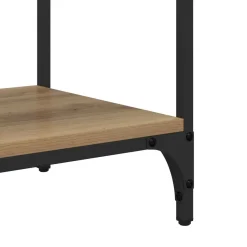 vidaXL Wandtafel Artisan Eiken 100 x 34,5 x 75 cm Bewerkt hout