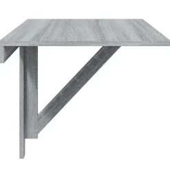 vidaXL Wandtafel inklapbaar 100x60 cm eikenkleurig