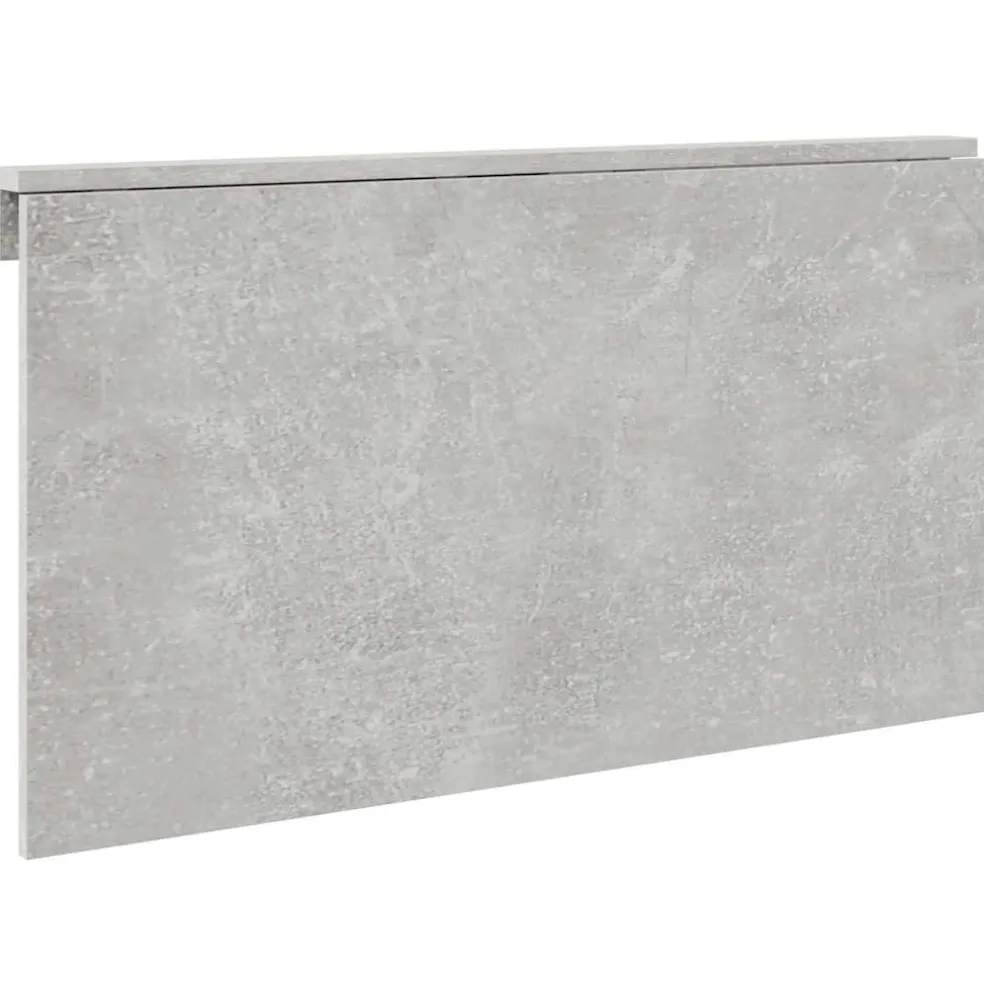 vidaXL Wandtafel inklapbaar 100x60x56 cm bewerkt hout betongrijs
