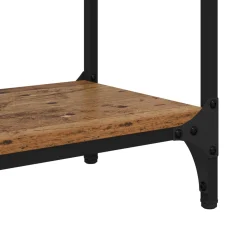 vidaXL Wandtafel Oud Hout 100 x 29 x 75 cm Bewerkt hout
