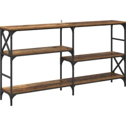 vidaXL Wandtafel Oudhout 150 x 29 x 76,5 cm Bewerkt hout