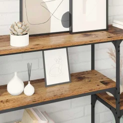 vidaXL Wandtafel Oudhout 150 x 29 x 76,5 cm Bewerkt hout