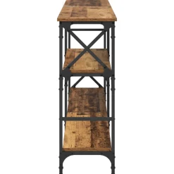 vidaXL Wandtafel Oudhout 150 x 29 x 76,5 cm Bewerkt hout
