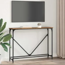 vidaXL Wandtafel Oud Hout 102 x 23 x 75 cm Bewerkt hout