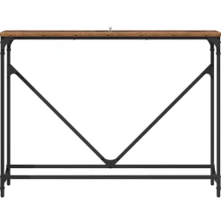 vidaXL Wandtafel Oud Hout 102 x 23 x 75 cm Bewerkt hout