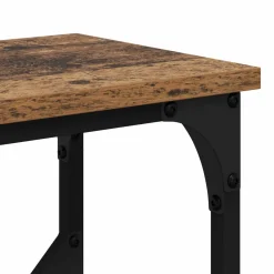 vidaXL Wandtafel Oud Hout 102 x 23 x 75 cm Bewerkt hout