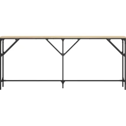 vidaXL Wandtafel 180x23x75 cm bewerkt hout sonoma eikenkleurig