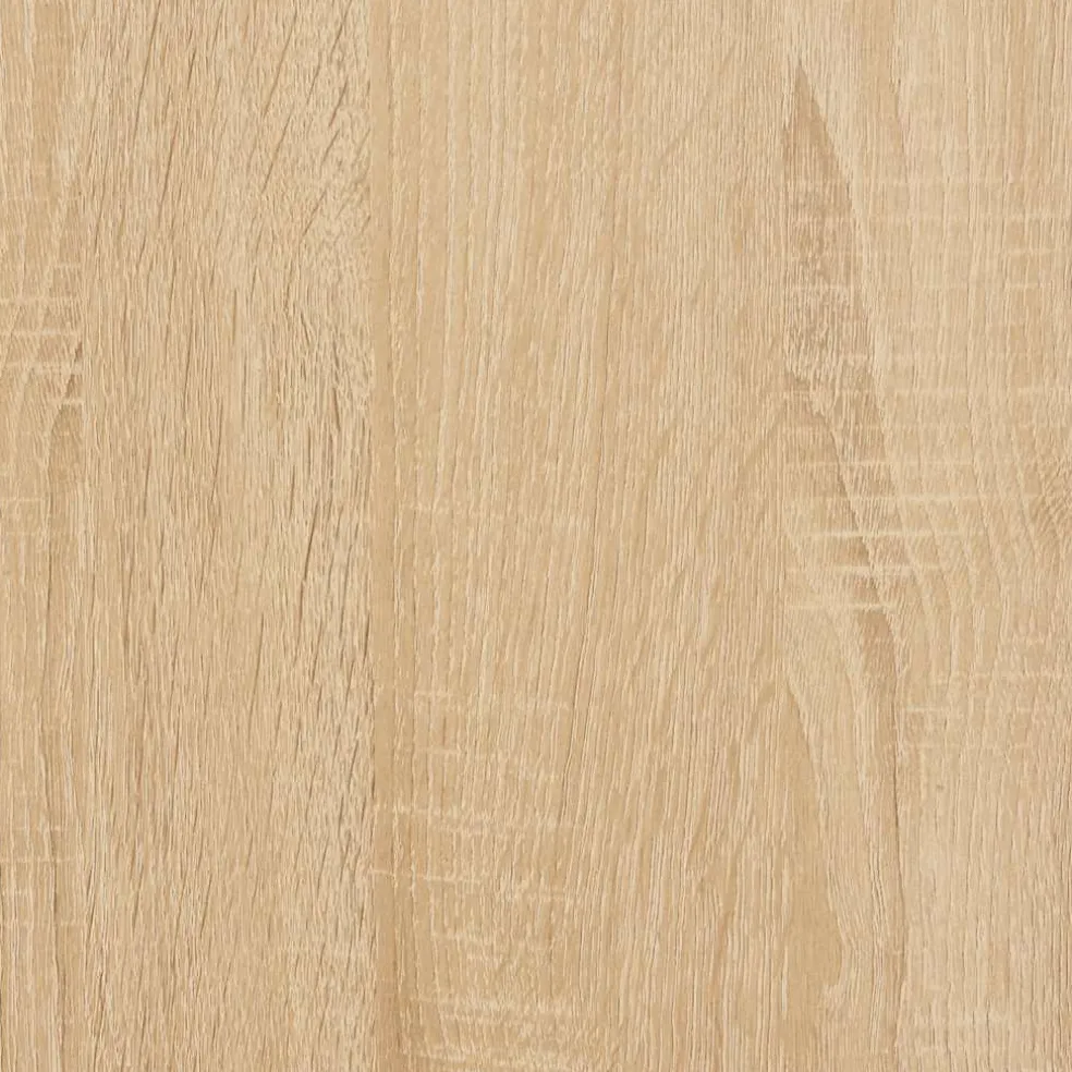 vidaXL Wandtafel 100x25x75 cm bewerkt hout sonoma eikenkleurig