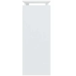 vidaXL Wandtafel 80x30x80 cm bewerkt hout wit