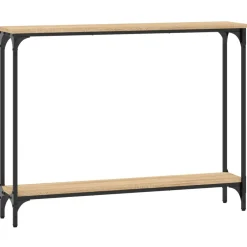 vidaXL Wandtafel 100x22,5x75 cm bewerkt hout sonoma eikenkleurig