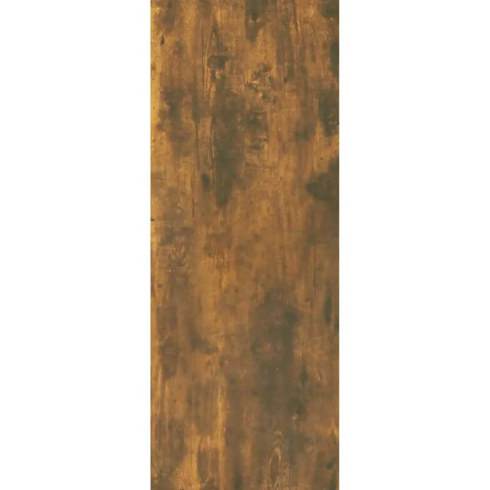 vidaXL Wandtafel 78x30x80 cm bewerkt hout gerookt eikenkleurig