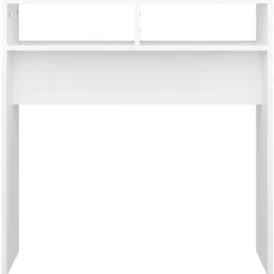 vidaXL Wandtafel 78x30x80 cm bewerkt hout wit