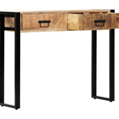 vidaXL Wandtafel 90x30x75 cm massief mangohout