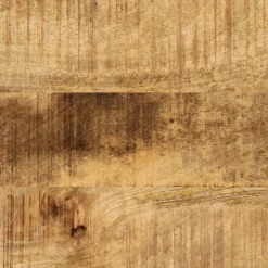 vidaXL Wandtafel 100x35x76 cm massief mangohout en ijzer