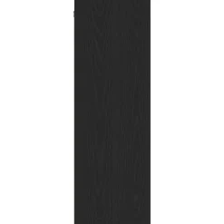 vidaXL Wand TV Kast 30,5 x 30 x 90 cm Zwart Eiken Bewerkt hout
