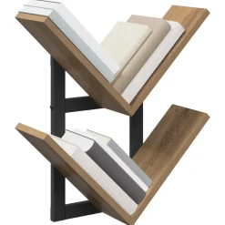 vidaXL Wand Vlonderschap Artisanaal eiken 43 x 15 x 47 cm Bewerkt hout
