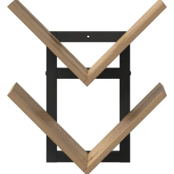 vidaXL Wand Vlonderschap Artisanaal eiken 43 x 15 x 47 cm Bewerkt hout