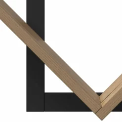 vidaXL Wand Vlonderschap Artisanaal eiken 43 x 15 x 47 cm Bewerkt hout