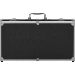 vidaXL Wapenkoffer aluminium ABS zwart