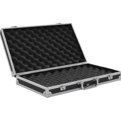 vidaXL Wapenkoffer aluminium ABS zwart