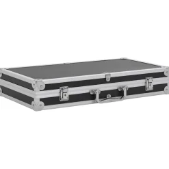 vidaXL Wapenkoffer aluminium ABS zwart