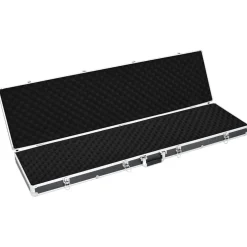 vidaXL Wapenkoffer 134x35x12 cm aluminium zwart