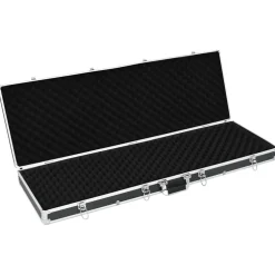 vidaXL Wapenkoffer 118x38x12 cm aluminium zwart