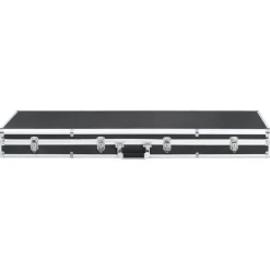 vidaXL Wapenkoffer 118x38x12 cm aluminium zwart