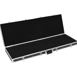vidaXL Wapenkoffer 118x38x12 cm aluminium zwart
