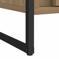 vidaXL Warderobe Ambachtelijk eiken 50 x 50 x 200 cm Bewerkt hout