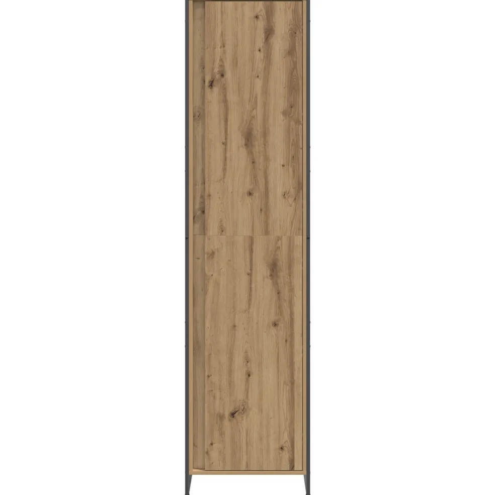 vidaXL Warderobe Ambachtelijk eiken 50 x 50 x 200 cm Bewerkt hout