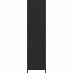 vidaXL Warderobe Zwart Eiken 50 x 50 x 200 cm Bewerkt hout