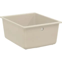 vidaXL Wasbak 80% Kwarts en 20% Hars 370 x 460 mm Beige
