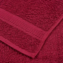 vidaXL Washandjes FROGN 2 st 30x30 cm 360 g/m² bordeaux