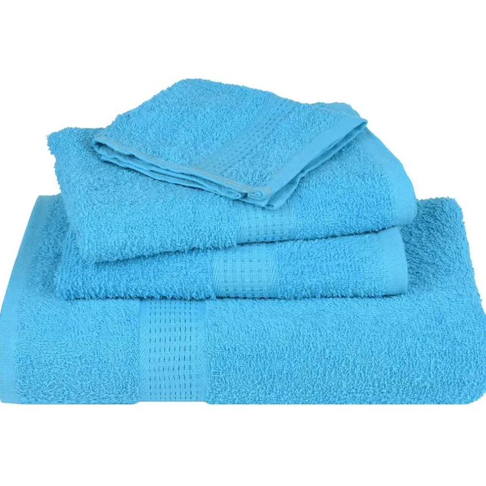 vidaXL Washandjes FROGN 2 st 30x30 cm 360 g/m² turquoise