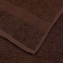 vidaXL Washandjes FROGN 2 st 30x30 cm 360 g/m² bruin