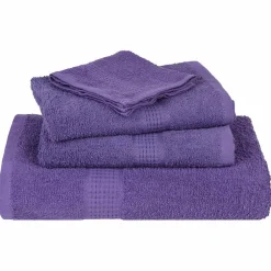 vidaXL Washandjes FROGN 2 st 30x30 cm 360 g/m² paars